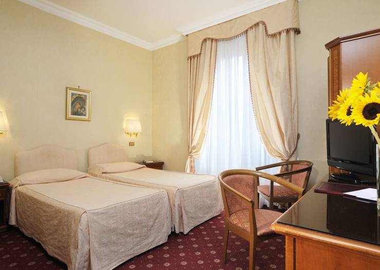 Chambre double standard Hôtel Torino Rome