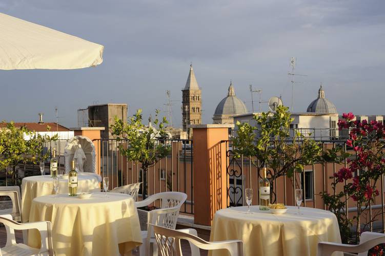 Vista panoramica Hotel Torino Roma